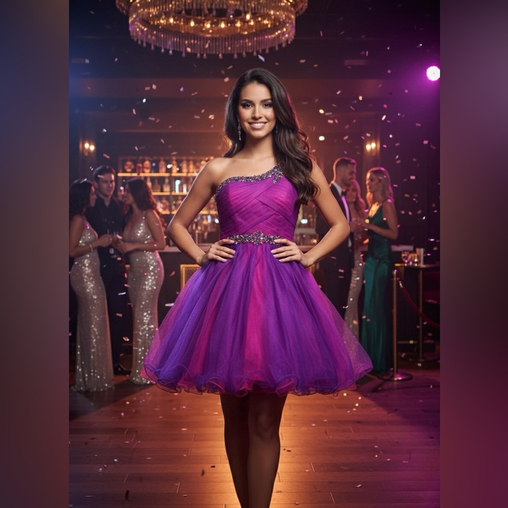 Dave & Johnny  mini dress . Style number 6906